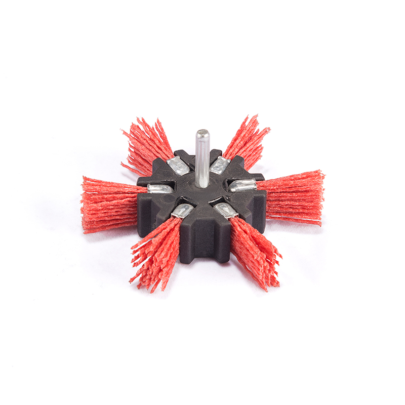 Mod.80H Hexagon Shaft Mounted Abrasive Nylon Flap Brushes