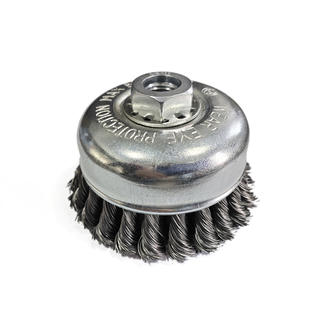 Mod.14 Double Rows Twisted Knot Power Wire Cup Brushes