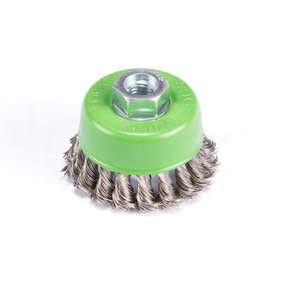 Mod.12 Twisted Knot Power Wire Cup Brushes