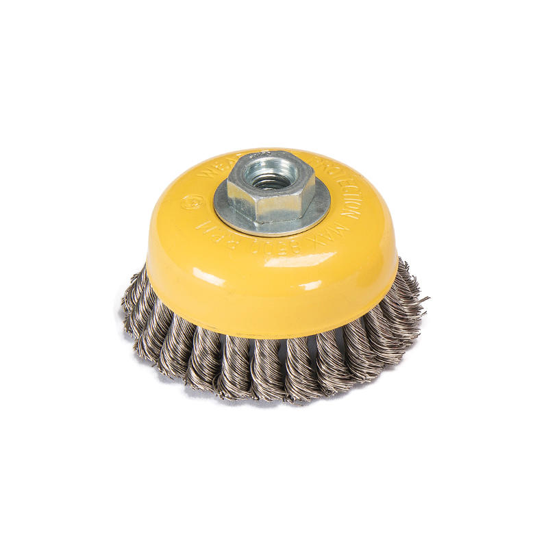 Mod.12 Twisted Knot Power Wire Cup Brushes