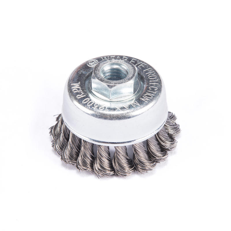 Mod.18 Twisted Knot Power Wire Bowl Cup Brushes