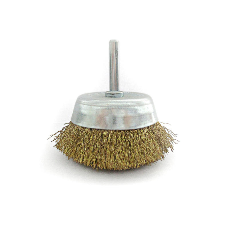 Mod.41 Crimped Power Wire Shaft Mounted Cup Brushes