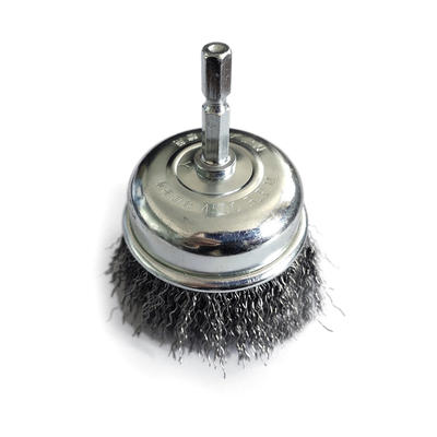 Mod.41H Hexagon Crimped Power Wire Shaft Mounted Cup Brushes