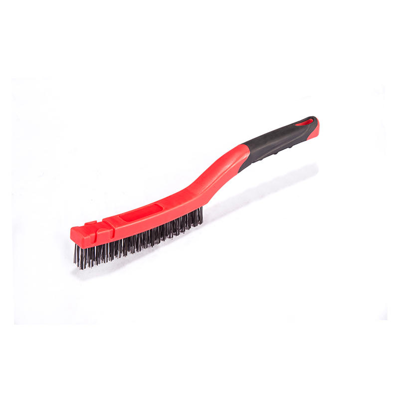 T.15 Red Soft Grip Handle Wire Brushes