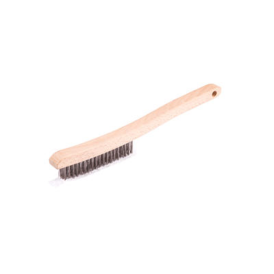 S.319 S Type Curved Long Wooden Handle Wire Brushes