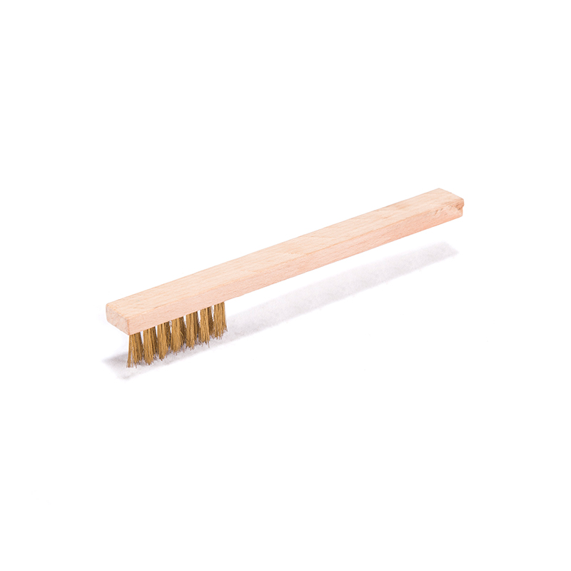 W.307 3-Pack Mini Wooden Handle Wire Brushes