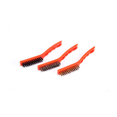 P.312 Red 3-Pack Wire Handle Brushes Sets